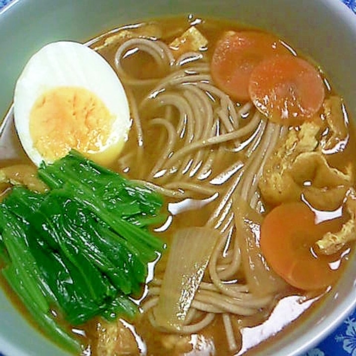 夜食にお勧め　カレーそば